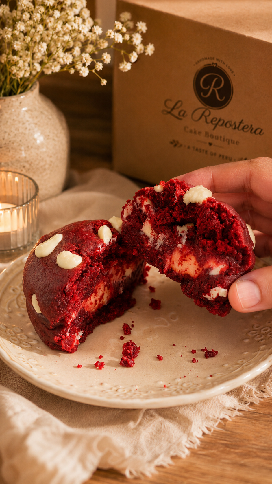❤️ Red Velvet & Cream Cheese New York Cookie