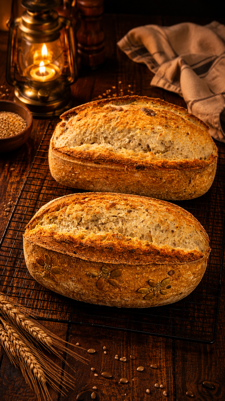 Pan de Masa Madre y Semillas