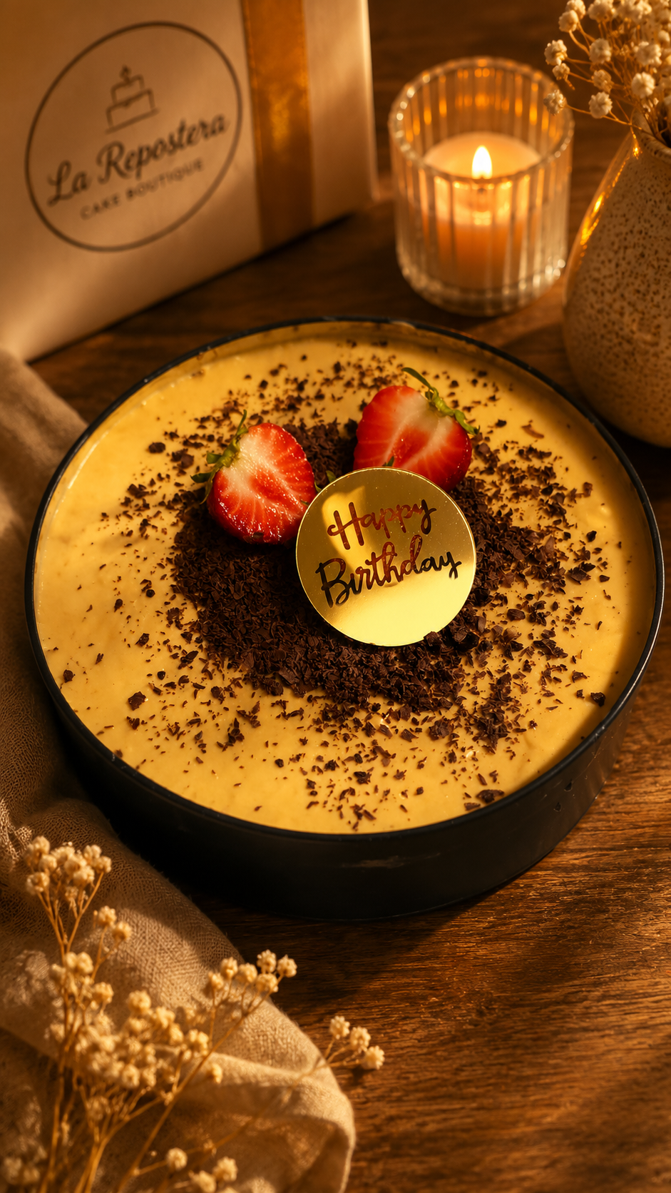 Torta Artesanal Choco Lúcuma
