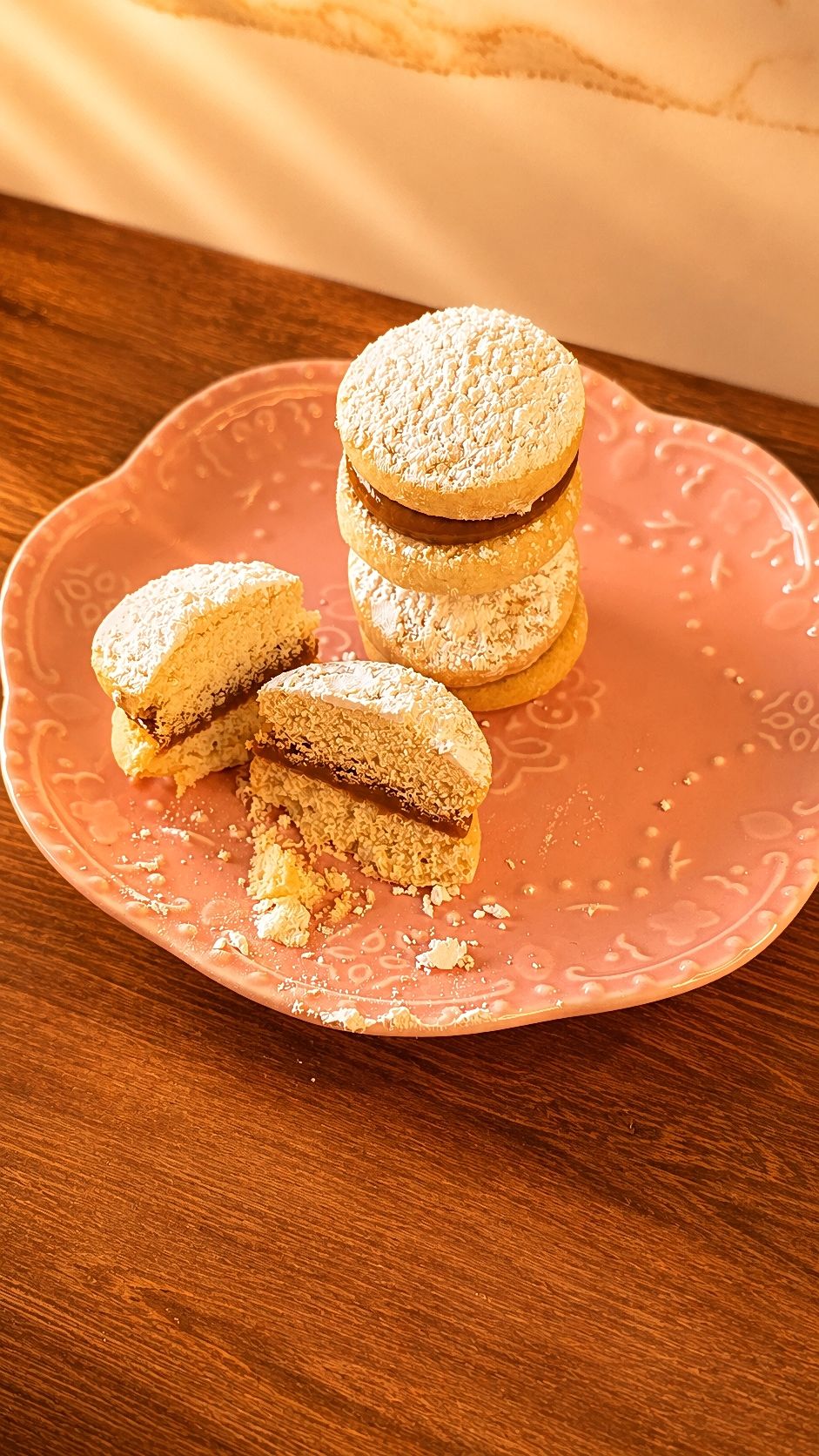 Alfajores Peruanos de Maicena Grandes (12 unidades)