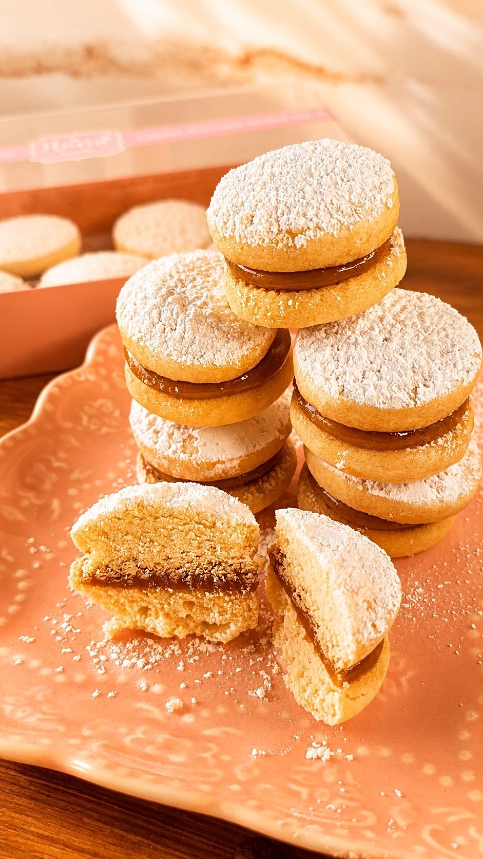 Alfajores Peruanos de Maicena Grandes (12 unidades)