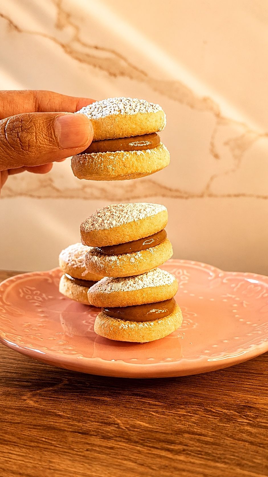 Alfajores Peruanos de Maicena Grandes (12 unidades)